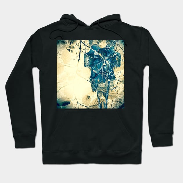 Blue Skull Hoodie by Wh1te N0ize